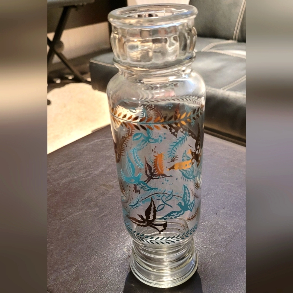 Vintage Apothecary Bird Vase